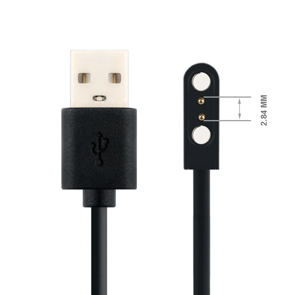 2p 2.84mm Smart Watch Magnetic USB Charging Cable