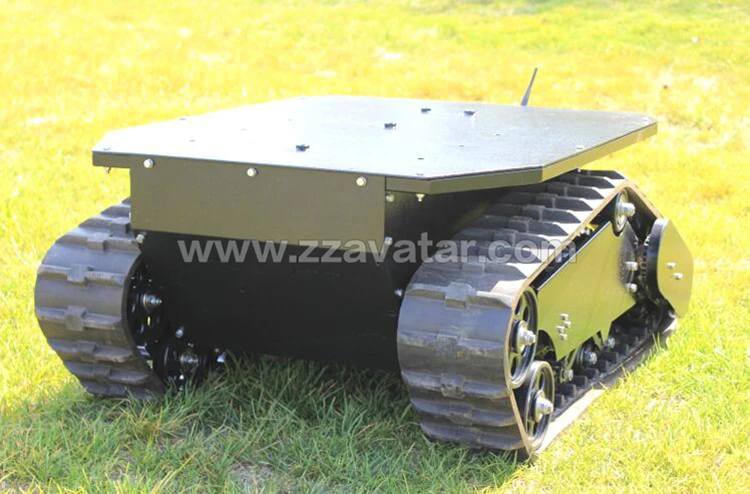 small vehicle rubber tracked vehicle robot chassis for secondary development