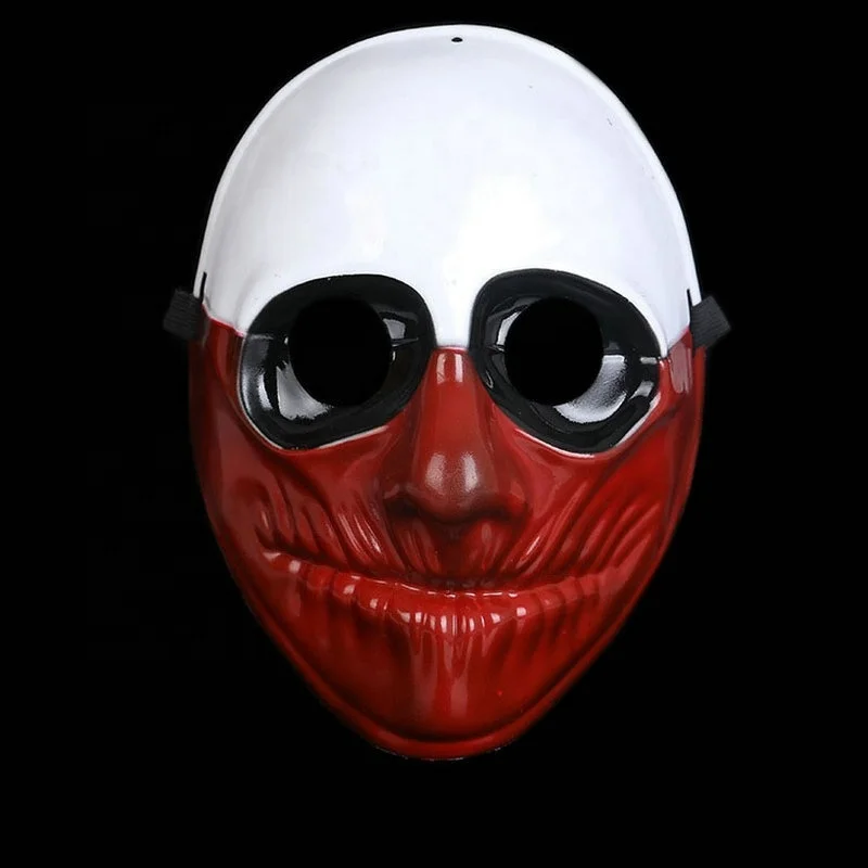 Halloween US Flag Clown Masks Masquerade Party Scary Clowns Carnival Mask Payday 2 Horrible Funny Pay Day Mask Prop Supplies