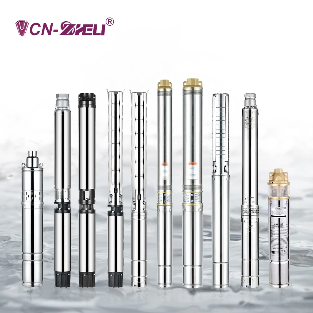 2024 Deep well pumps 2.0 inch diameter submersible tube well water pump
