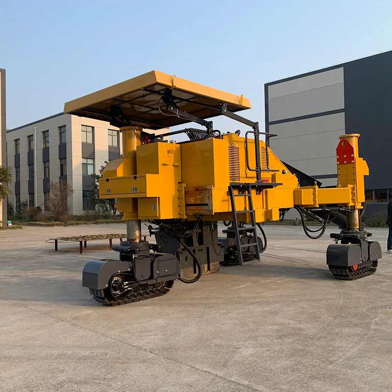 High-Efficiency Three-Track Slipform Paver New Intelligent ConcreteSlipform Paver