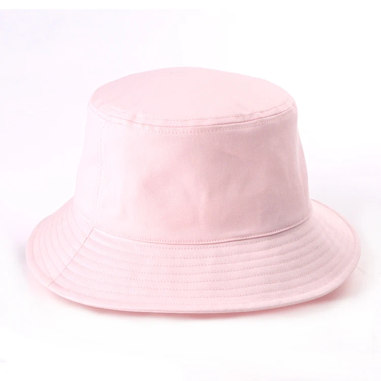 Summer Private Label Luxury Bulk Adult Unisex Cotton Customized Embroidery Logo Bucket Hat Plain
