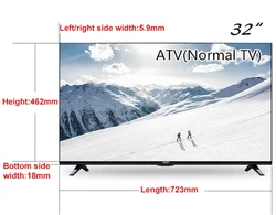 On Line Spring Festival Cheap price China television 32* inch LED smart tv led tv panel 32 inch