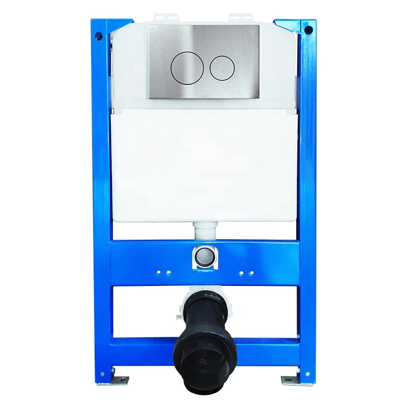 Toilet Tank  dual flush button Concealed Toilet cistern  Wall Hang Toilet Hidden Cistern for bathroom