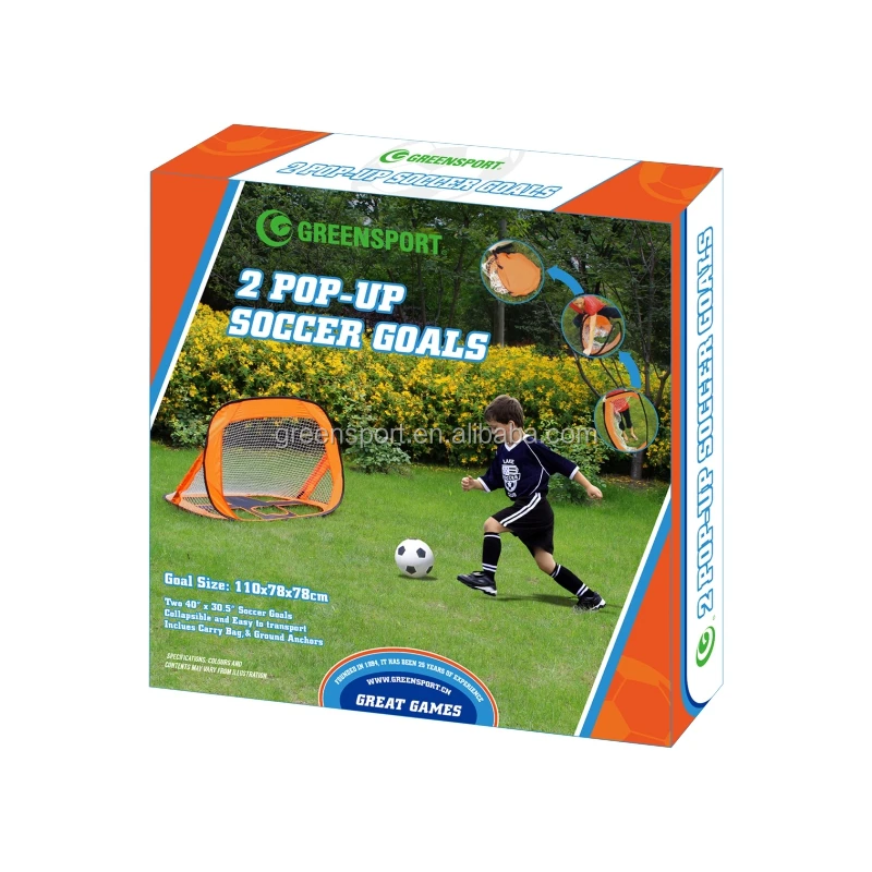 Portable football pop up goal pop up soccer goal for kids