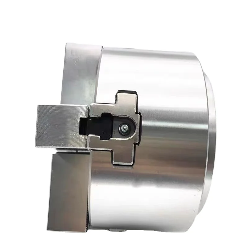 Hollow hydraulic chuck, high-precision three-jaw chuck, hydraulic power chuck, 5681012 steel body