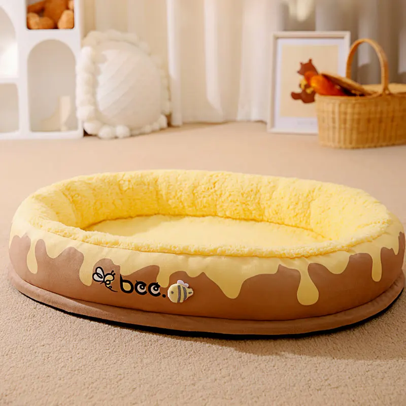 Cute Custom Soft Comfortable Dog Bed,Unique Pet Bed New Design Pet Cat Bed Warm your Dog