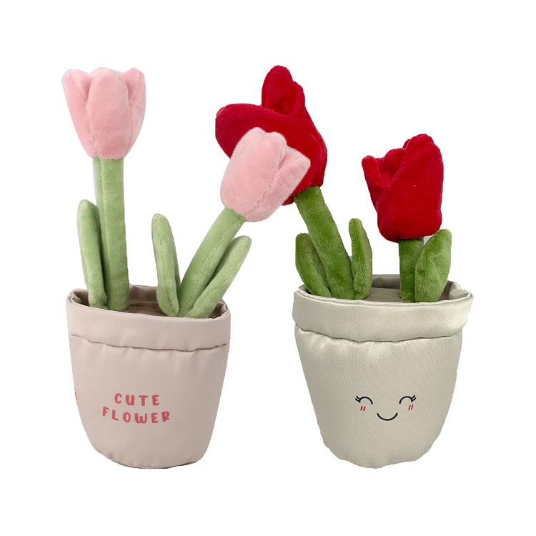 D KING Wholesale Plush Stuffed Flower Potted Sansevieria Snake Plant Toys Plush Cactus Toys