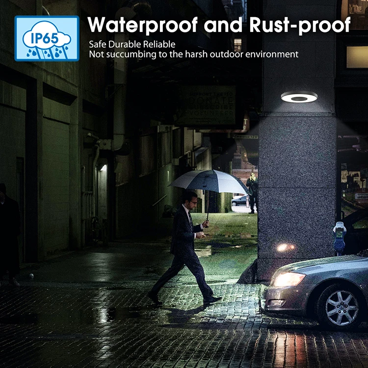 2021 New Products Outside Automatic Motion Sensor Solar Led Wall Light Lamp Ip65 Outdoor Decoration Light Solar Garden