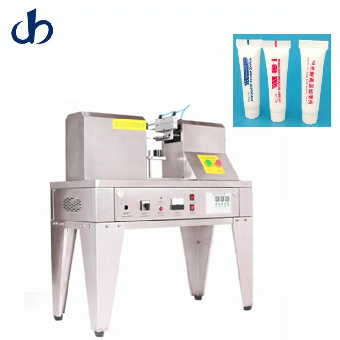 Semi automatic ultrasonic silicone Plastic tube sealer,toothpaste tube heat sealing machine