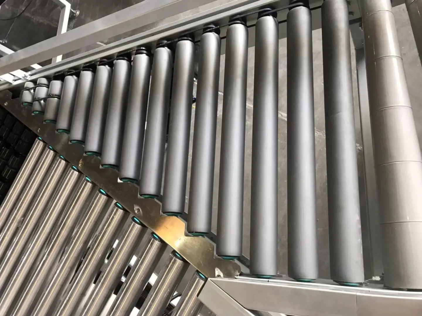 Automatic Roller Conveyor Line/45 degree 90 degree transfer machine