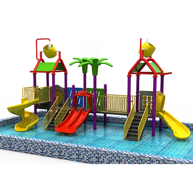aqua park rides wave pool games toy splash pad fun kids fiberglass tube slip plastic water slide