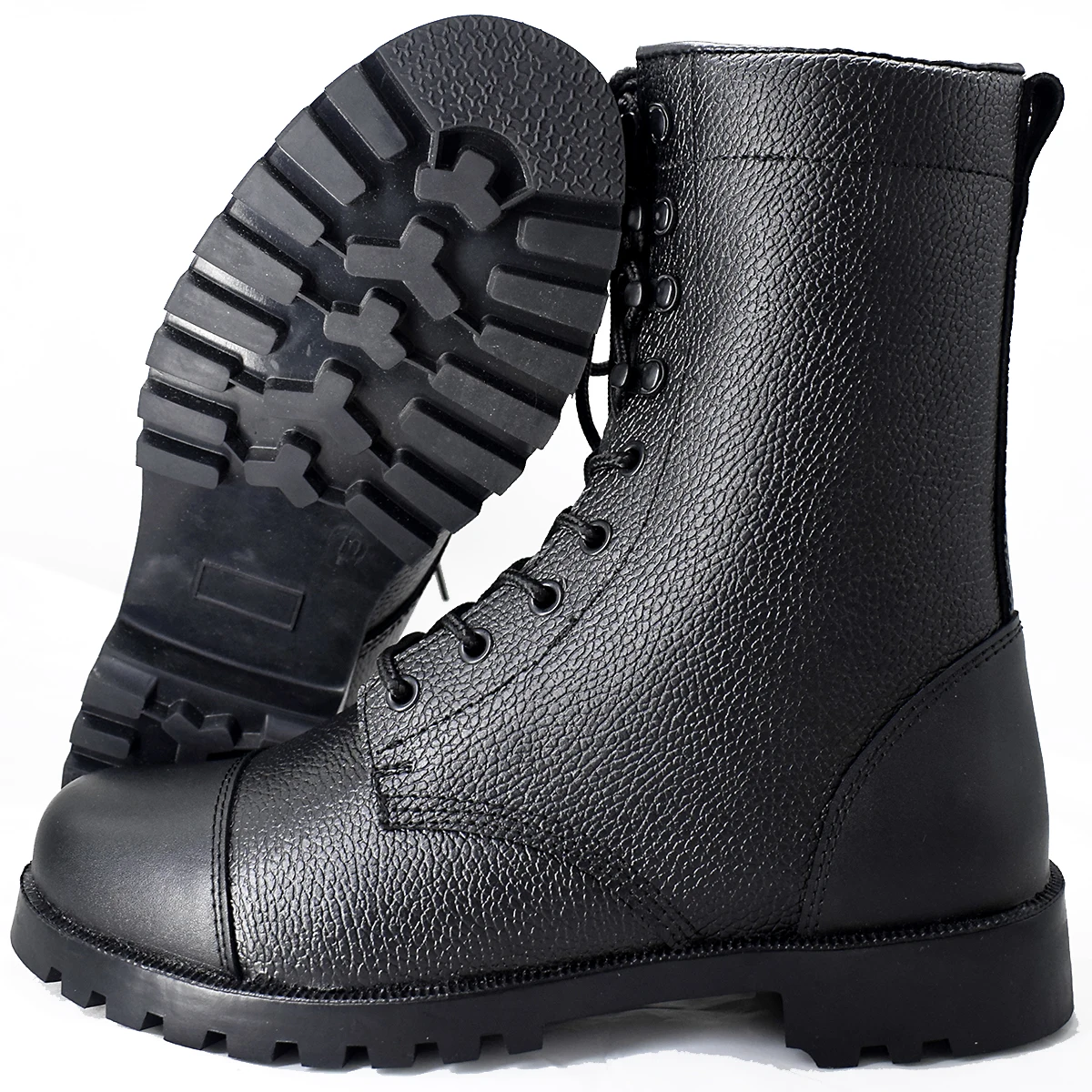 Hign Quality Leather Boots Full Grain Genuine Leather Boots Black Boots
