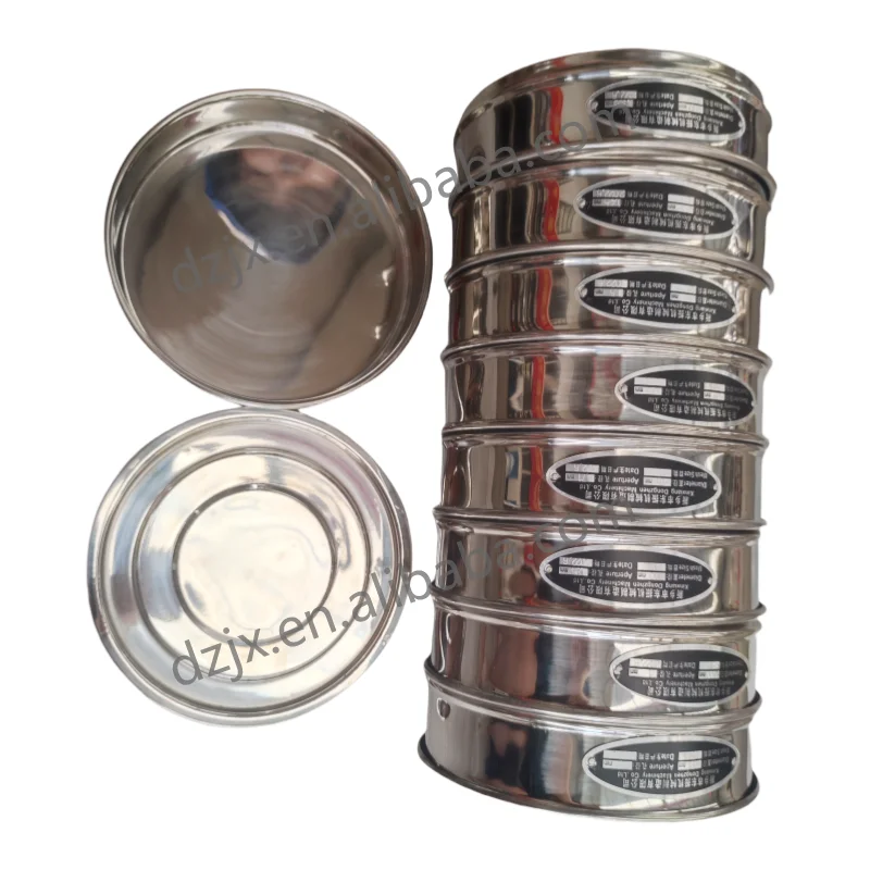 DZJX Double Layer Ultrasonic Diameter 300 150 Micron Stainless Steel Laboratory Sieve For Nematode Lab Siever Shaker