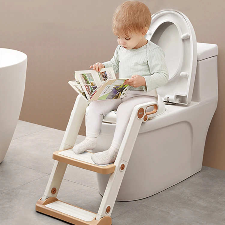 Baby Pot Seat Urinal Chair Comfortable Safe Children Potty Training Small volume Package Toddler Potty with Step Stool Ladder