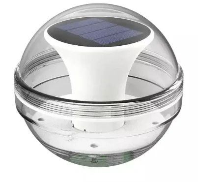 Outdoor Ip65 Waterproof Garden Landscape Decorations Rgb Color Changing Solar Water Floating Ball Pool Light