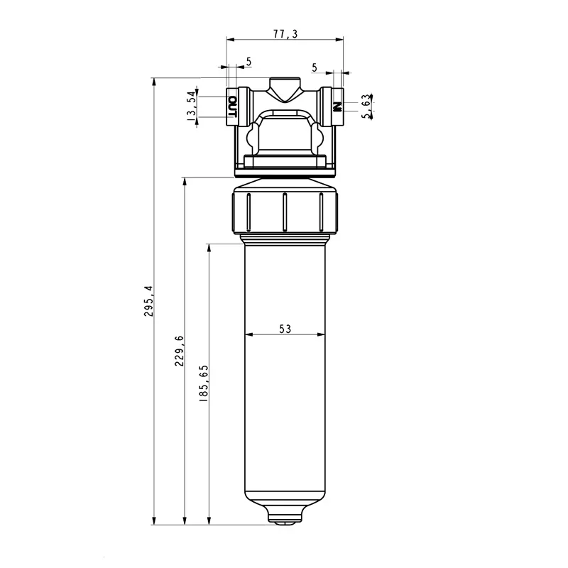 under counter anti scale active carbon filter for water dispenser