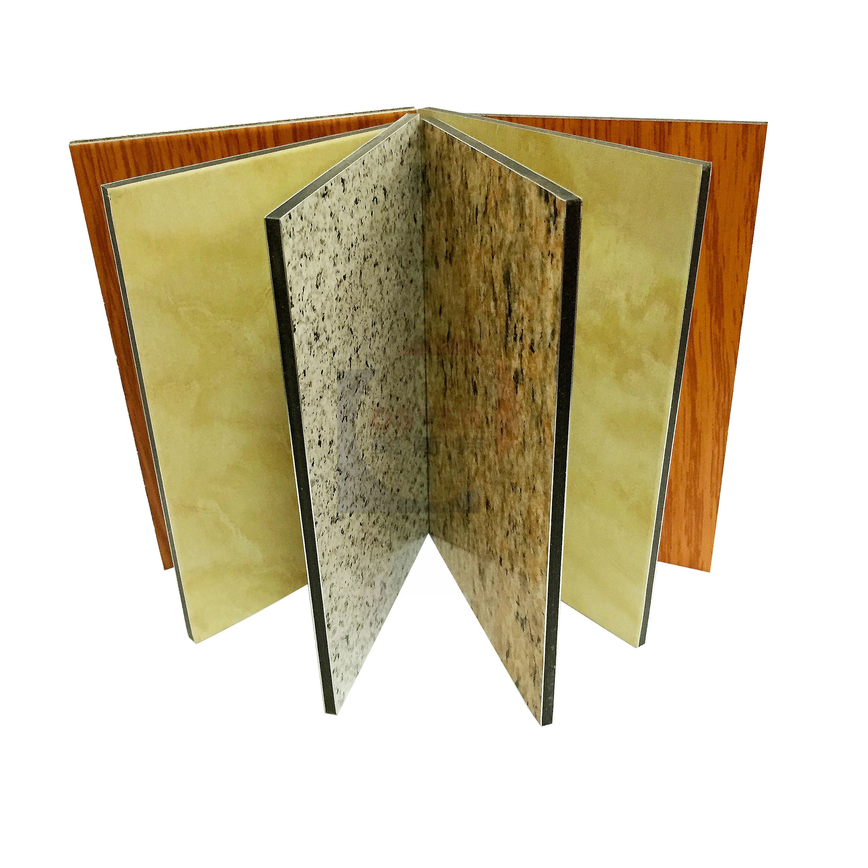 3mm 4mm stone aluminum composite panels  pe pvdf acp  aluminum sheet