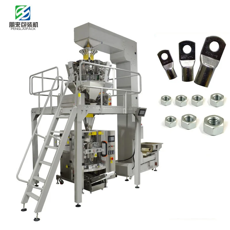 hot sale fully automatic ten heads weighing weight peanut bean date candy dry fruit chocolate packing machine