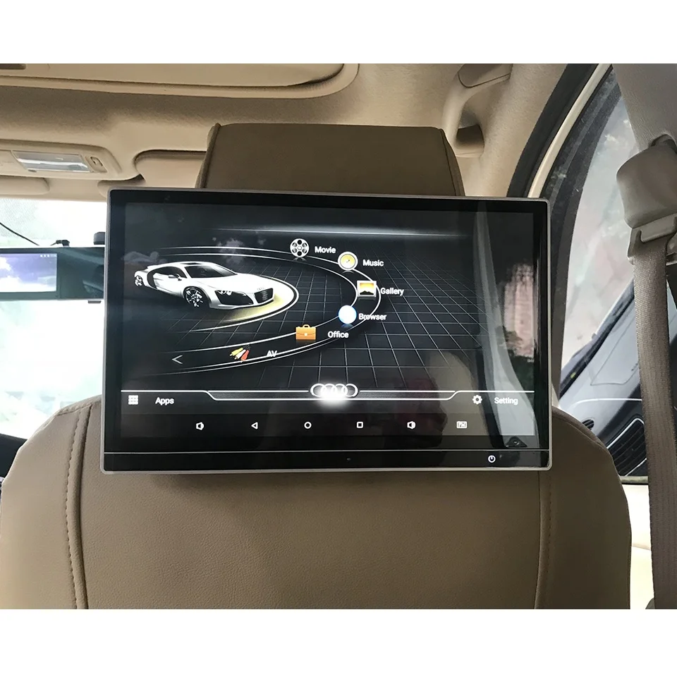 Видеоплеер на подголовник 12 5 дюйма для AUDI A3 A4 A5 A6 A7 A8 TT Q3 Q4 Q5 Q7 e-tron S5 S6 S7 SQ5 RSQ8