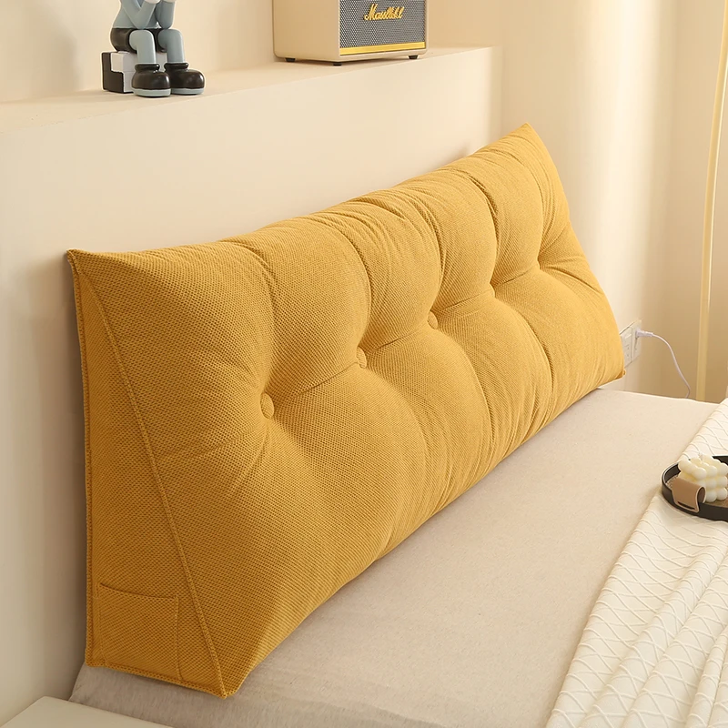 Bed Wedge Pillow For Headboard Gap Filler Triangle Pillows Back reading pillow Anti Snoring