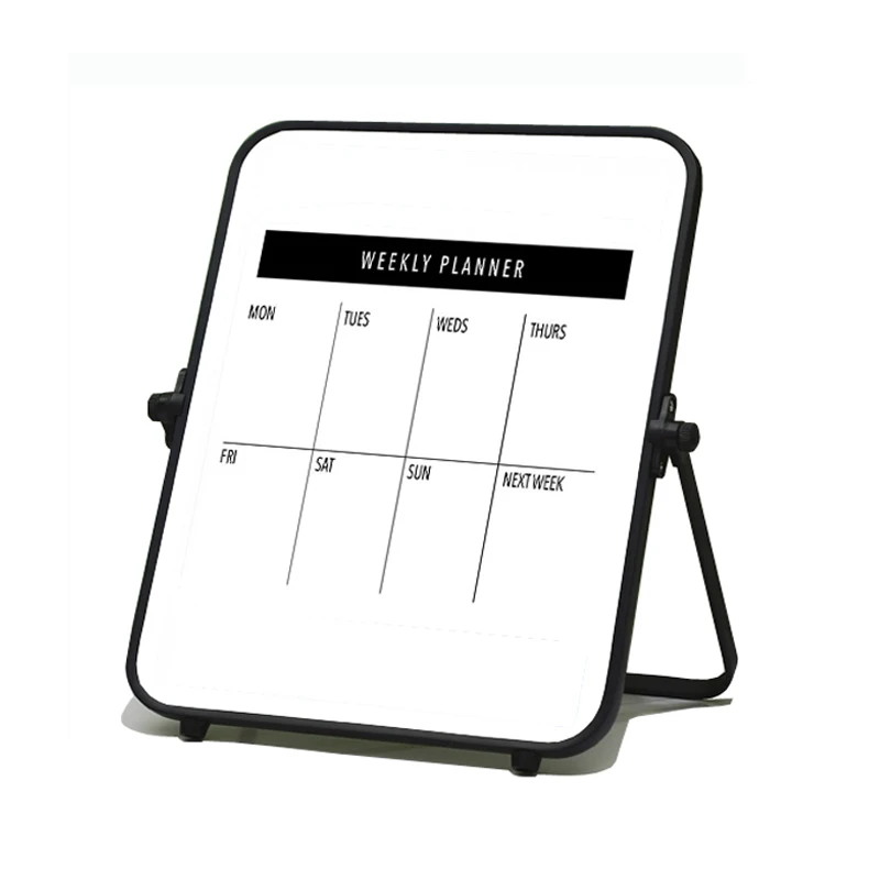 Patented Custom Logo Desktop Tabletop Foldable Magnetic Whiteboard Dry Erase Easel For Home Office School