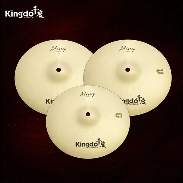 Kingdo Factory direct sale low price handmade B20 8' Ming Splash cymbal electronic drum set instruments musical cymbalst