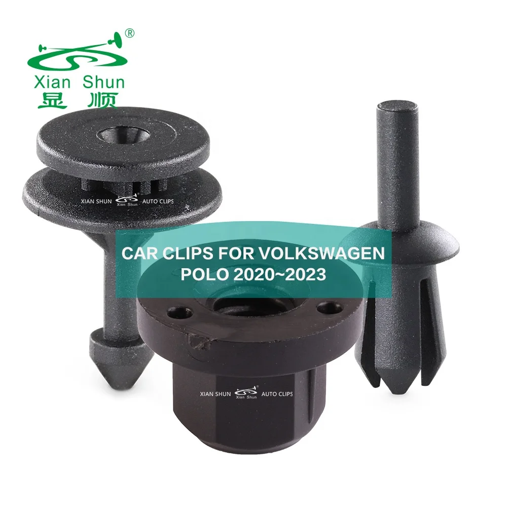 Car Fasteners & Clips Fit For VOLKSWAGEN  VAG POLO 2020 2021 2022 2023 Bumper Hood Door panel Heat Shield Auto Fastener Clips