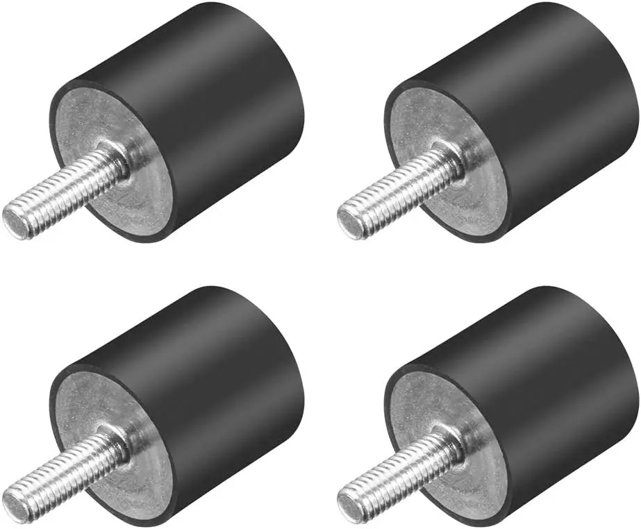 Резиновый кронштейн M6 с резьбой амортизатор со шпилькой 20 мм x