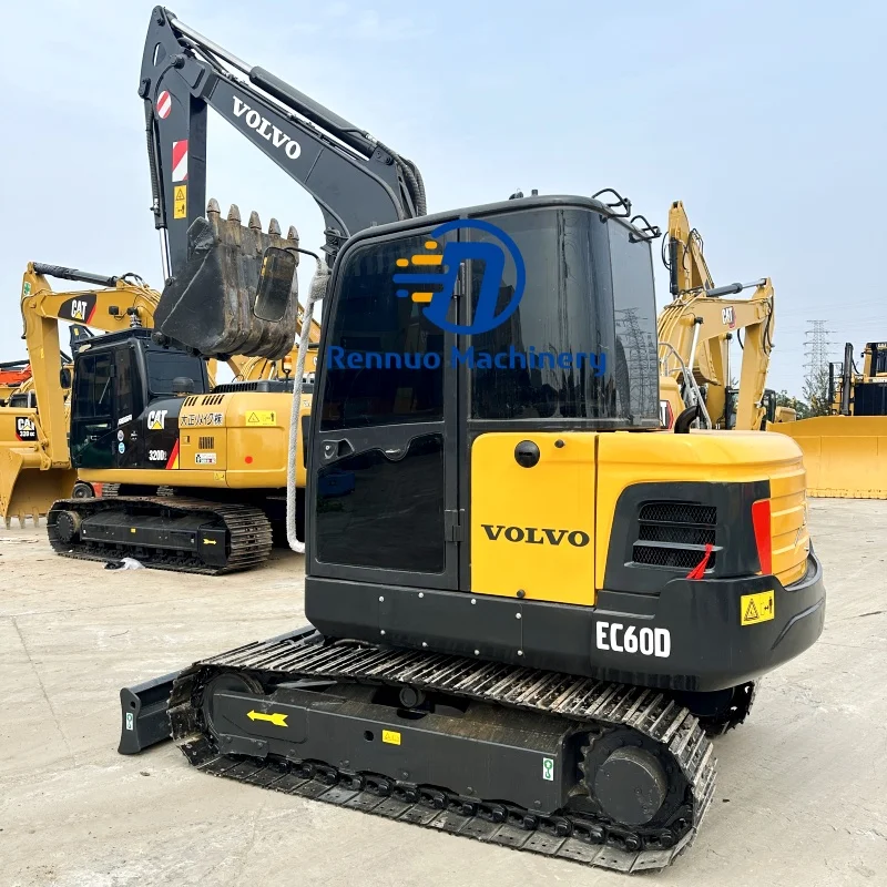 Rennuo техника недорогой подержанный экскаватор Volvo EC55 60 80 EC60 для сельского хозяйства