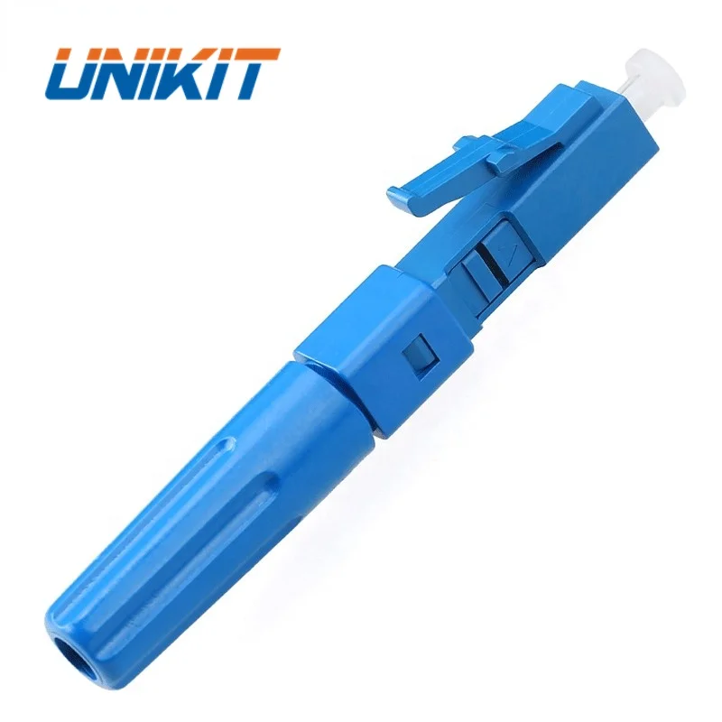 Durable Using FTTH Passive Components SM MM LC Connector for 0.9mm 2.0mm 3.0mm 2*3mm Cable LC UPC APC Fiber Optic Fast Connector