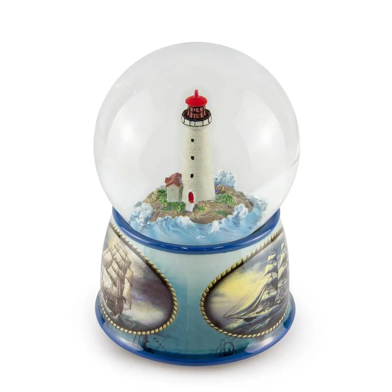 Souvenirs and business gifts Custom beacon Snow GLobe country Resin Glitter Snow Ball/snowball/custom Snow Globes
