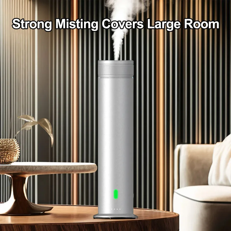 Wholesale home hotel air fragrance electronic aluminum metal customized waterless essential oil diffuser with remote control