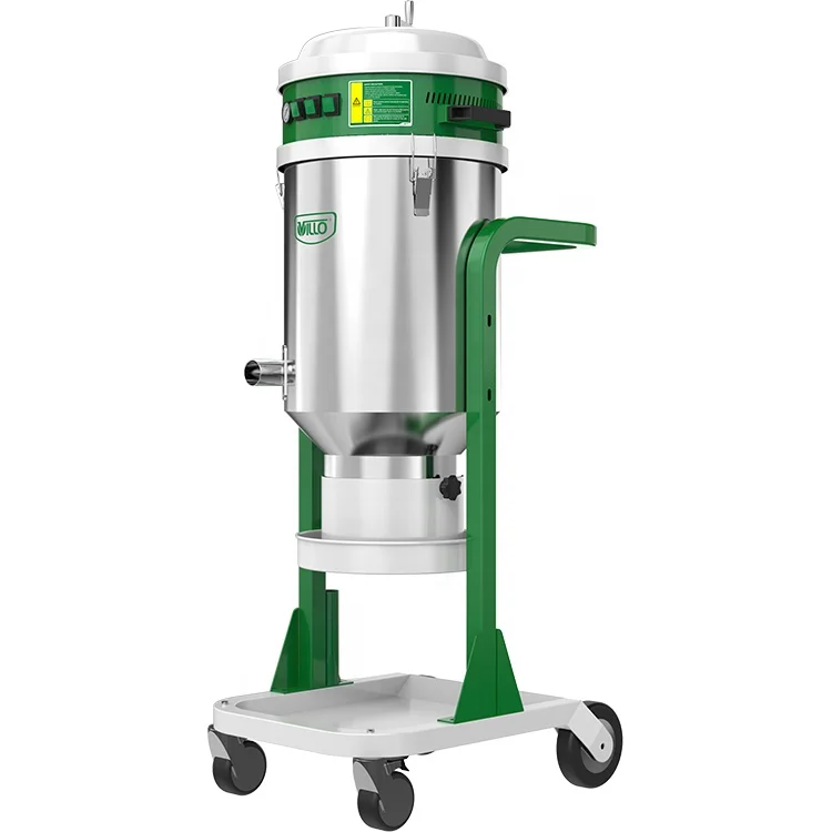 3 Motors Continuous Collection Bag Mobile Industrial Vacuum Cleaner for Metal Chip CNC Router