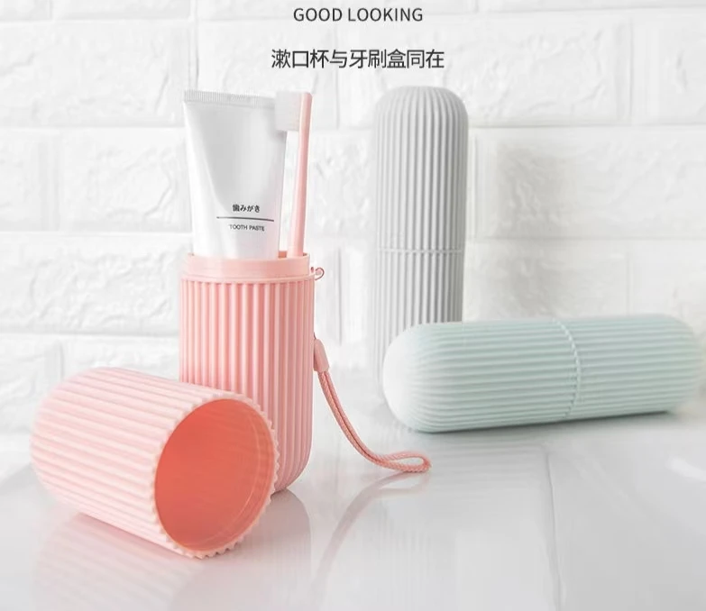 Tooth Cup Travel Toothbrush Box Portable Wash Cup Brush Mouth Cup Set Large Toothpaste Toothbrush Storage Box