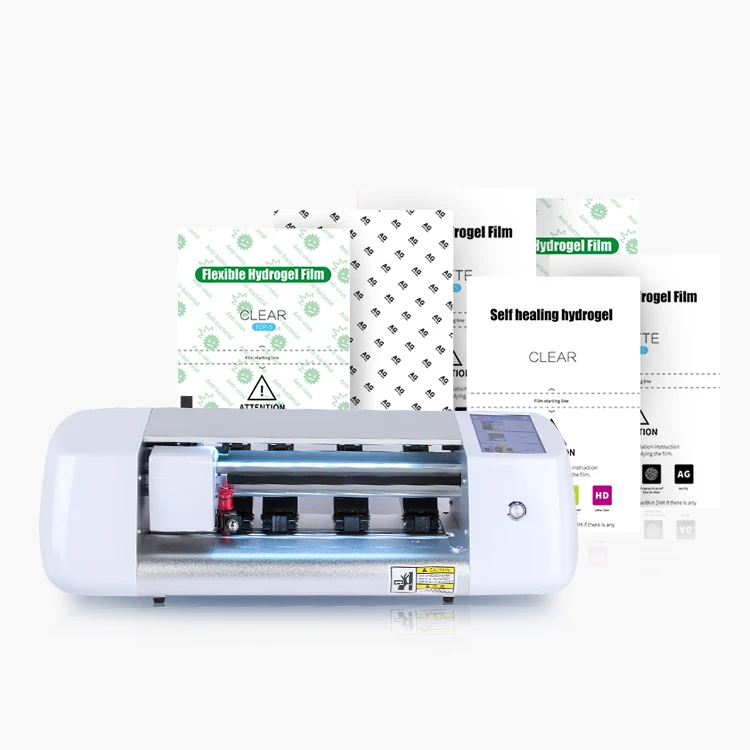 Mobile screen protector making machine hydrogel film screen protector cutter