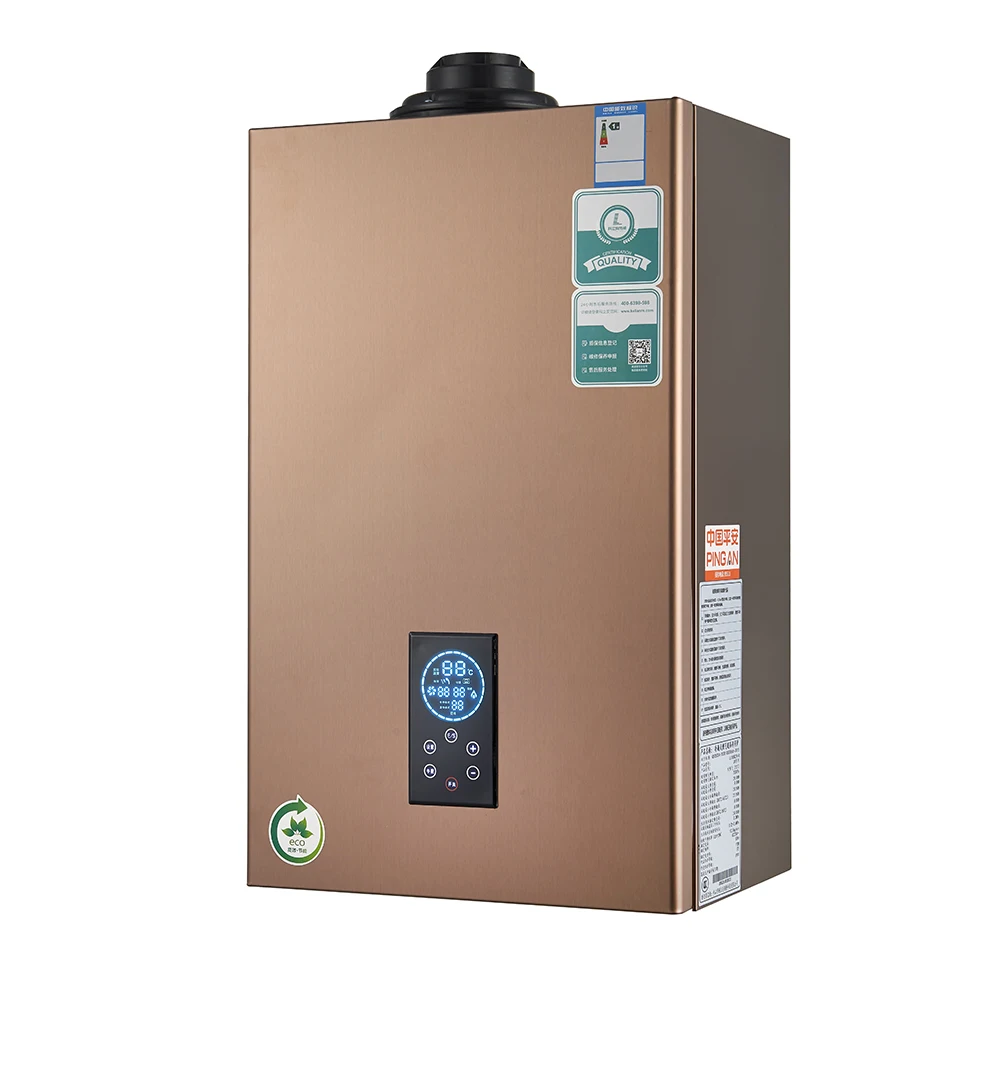 Hot Sale Low Price Gas Water Heater Tankless Gas Combi Boiler Double Ignitor 16 Liter 32KW 20 Lite 40KW Wall Mounted Gas Boiler