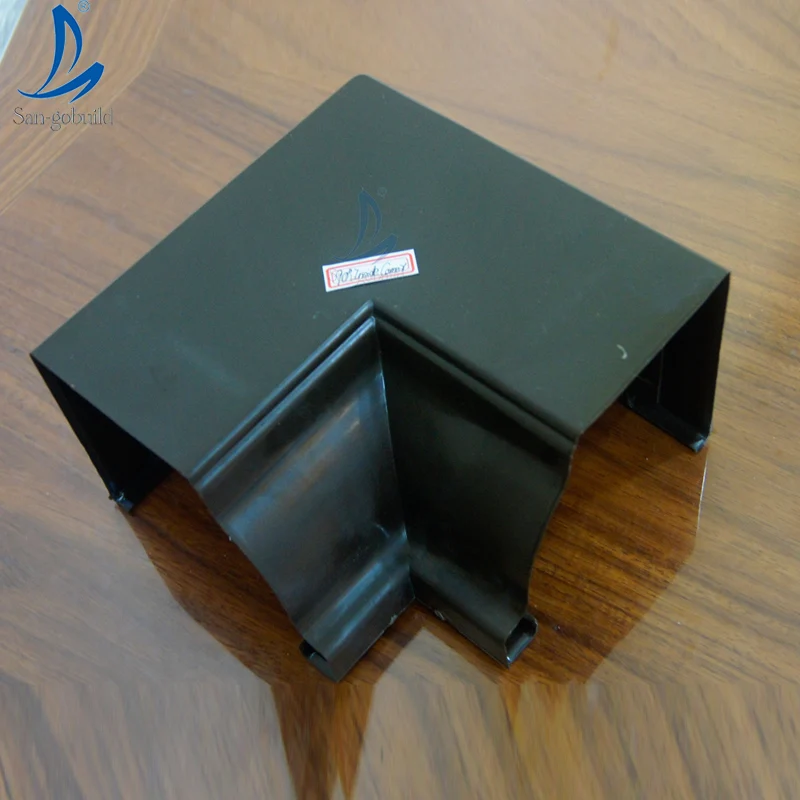 Sangobuild 30 years rain water collector and downspout color never fade black rain gutter For Nigeria Kenya Tanzania