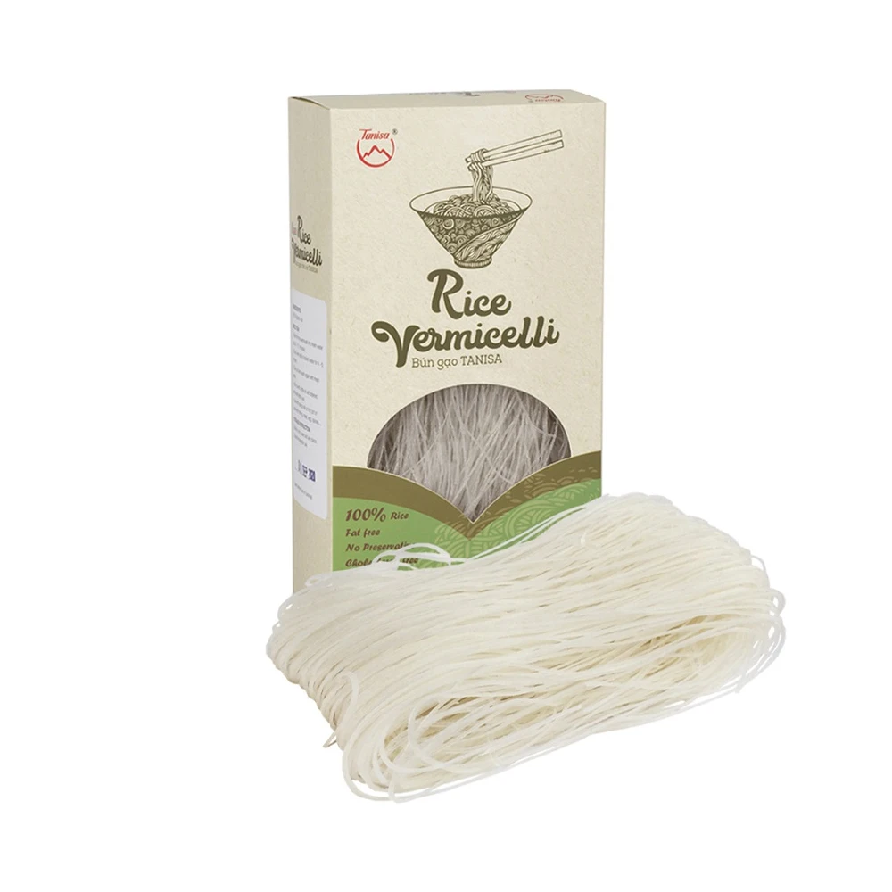 Лидер продаж, вьетнамская сушеная белая рисовая лапша Vermicelli ISO HACCP HALAL, сертифицированный OEM
