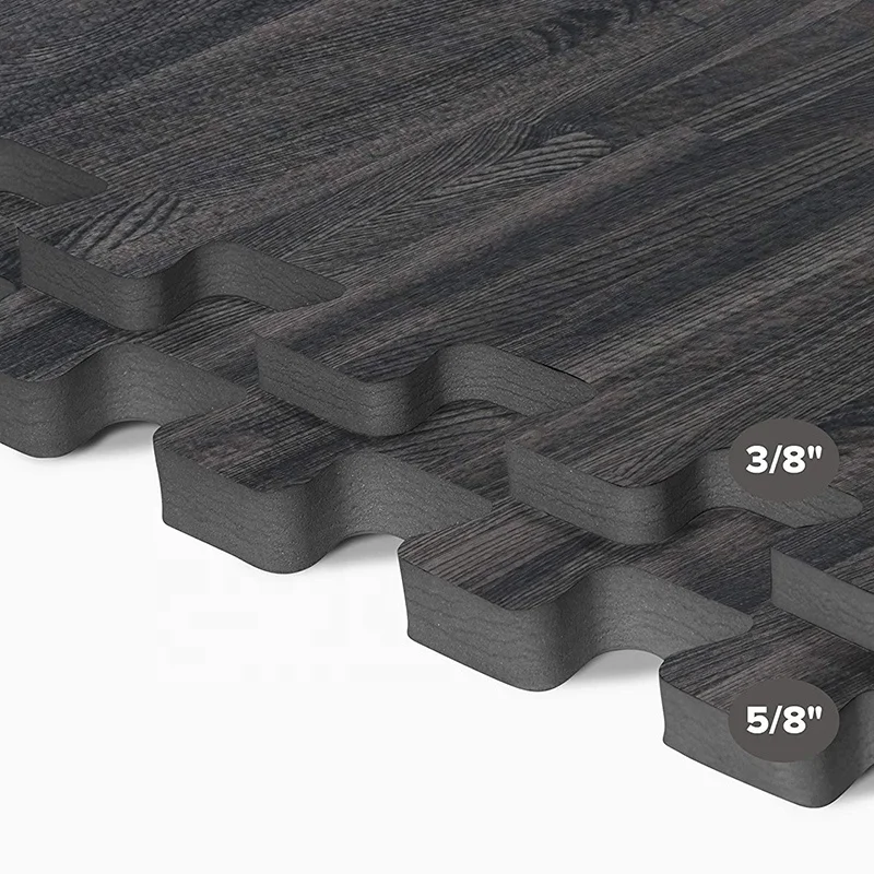 High Density Taekwondo Floor Mat Tatami Judo interloxking workout Puzzle Karate Mats For Kids Black White