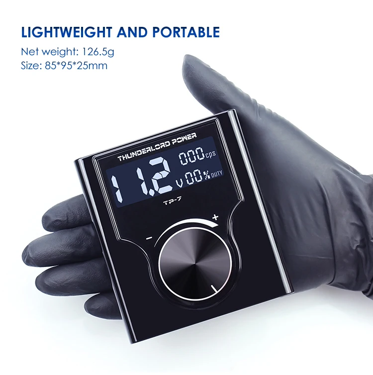 Professional Tattoo Power Supply TP-7 Thunderlord Power Supply Mini Tattoo Power Source