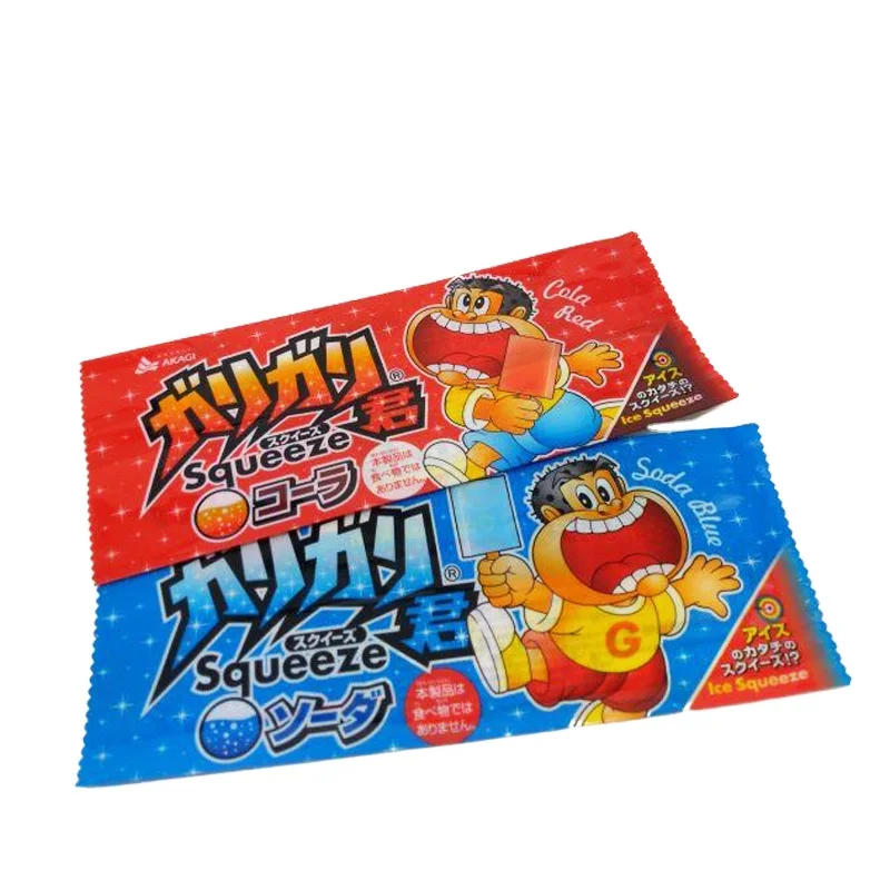 Custom Printed Biodegradable Ice Cream Popsicle Wrappers Packing Bag Heat Seal Side Gusset Bag Food PE Gravure Printing Accept
