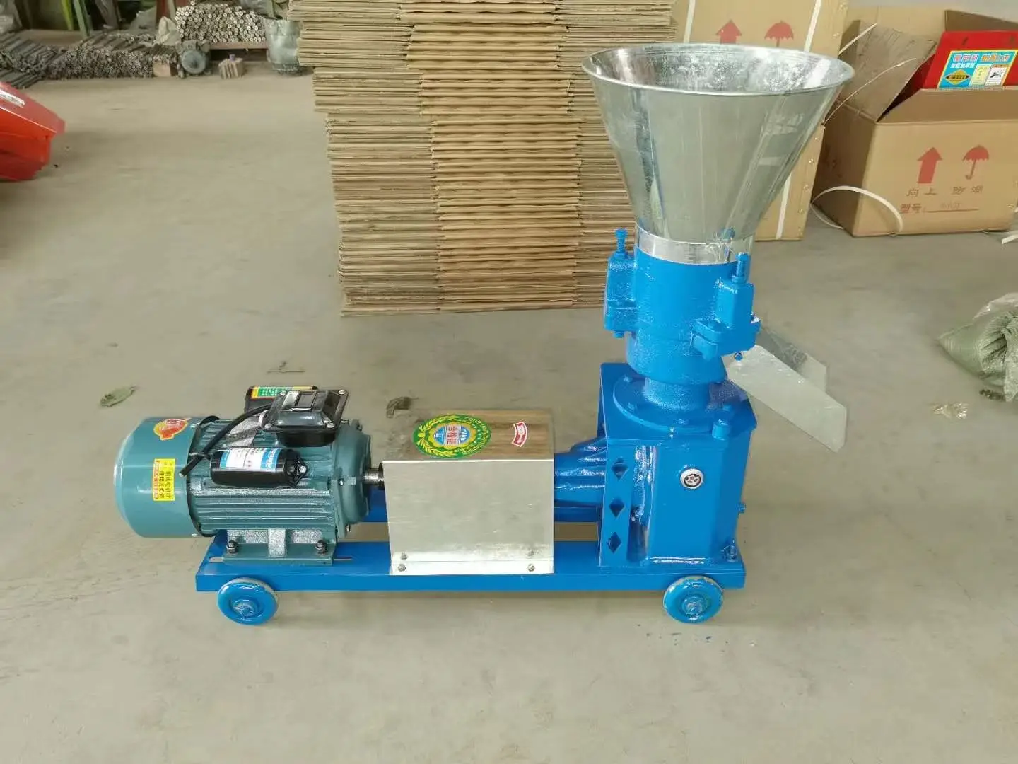 automatic professional livestock poultry duck feed pellet machine animal feed  HJ-KL160