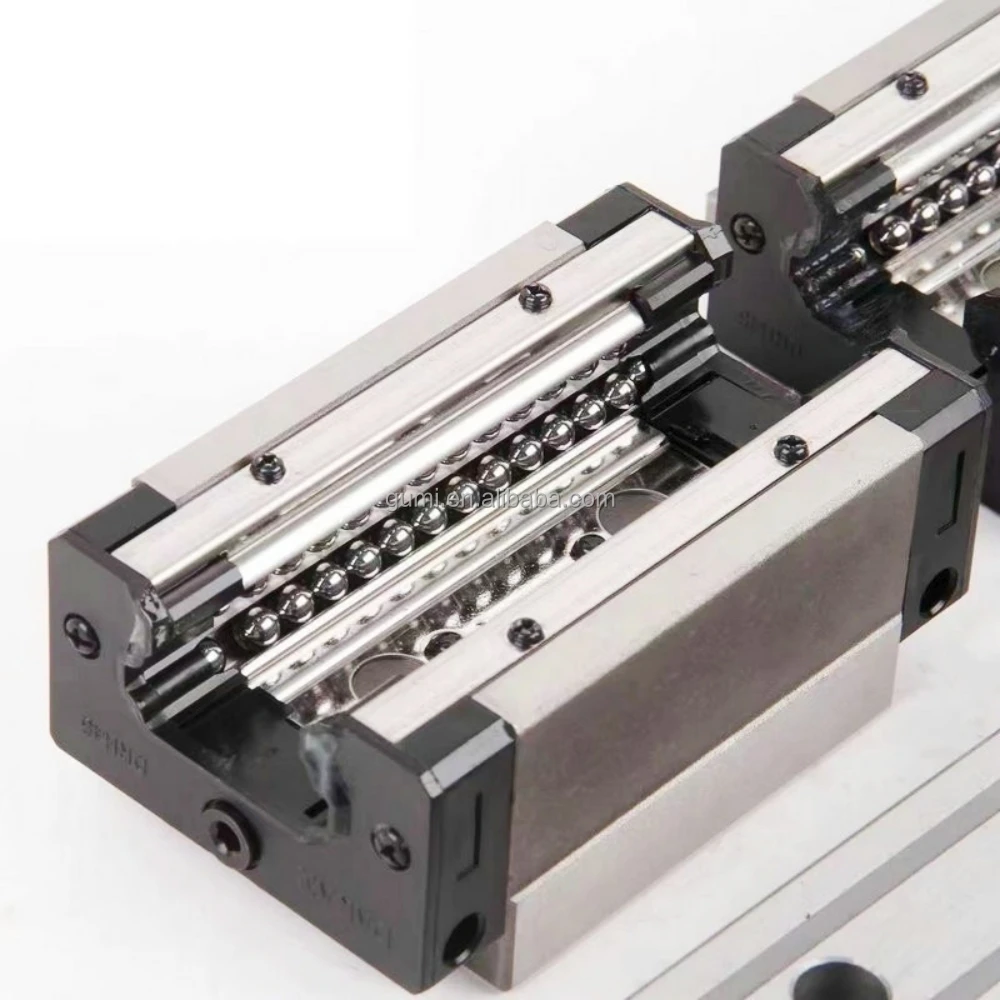 GUMI HG Series HGH HGH25 HGH25CA Square Linear Carriage Runner Block Bearings For CNC Machine 25mm HGR25 Linear Guide Rail
