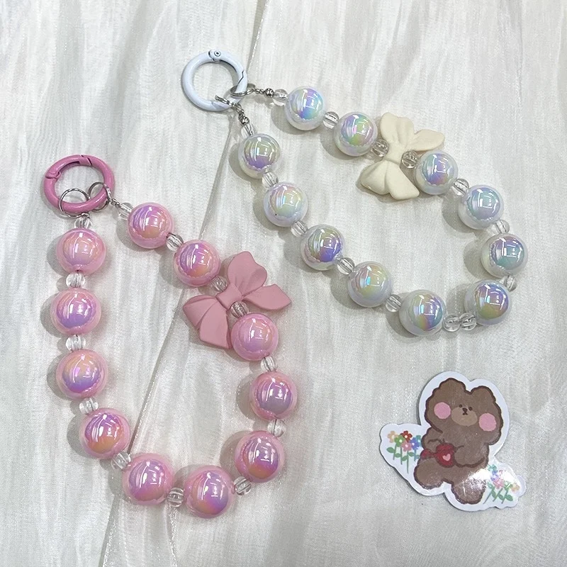 Cute Candy Acrylic Wristlet Keychain Wholesale Accessories Phone case Hot Sell Custom