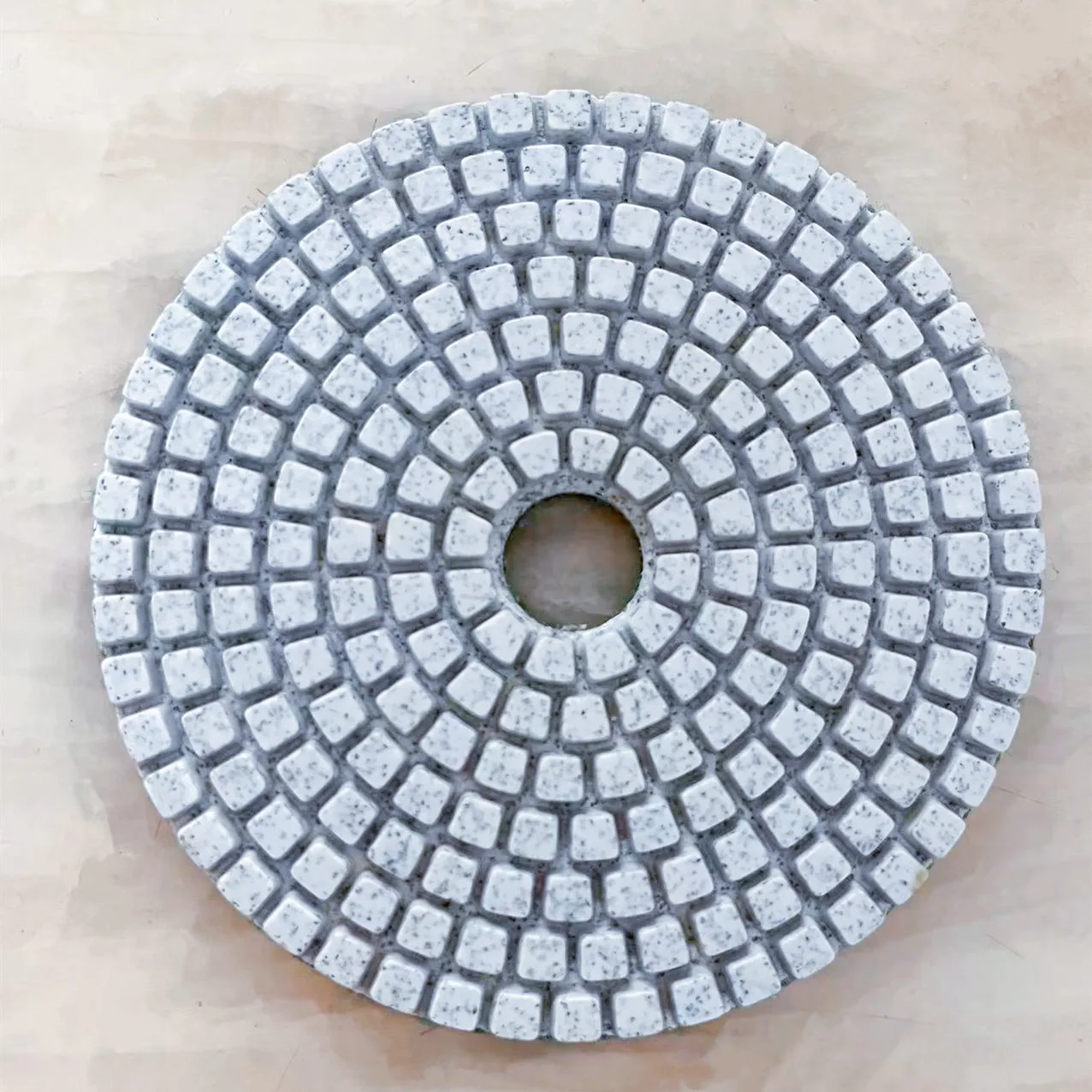 high quality 100mm  4 inch 7 step high quality wet  diamond polishing pads for stone Quartz fabrication