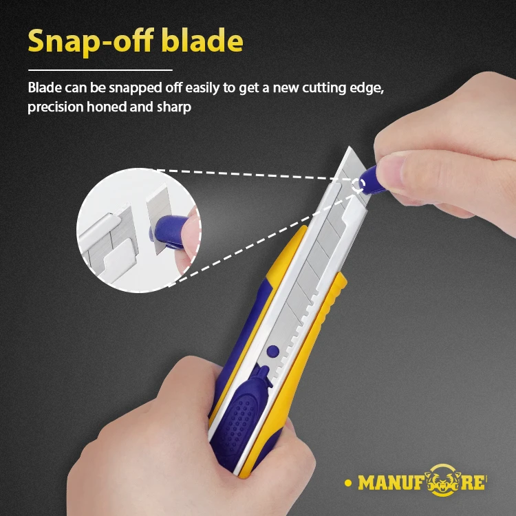 School and Office Stationery Knife Super Durable snap off knife Utility Knife Open Box Tool Wallpaper Cutter