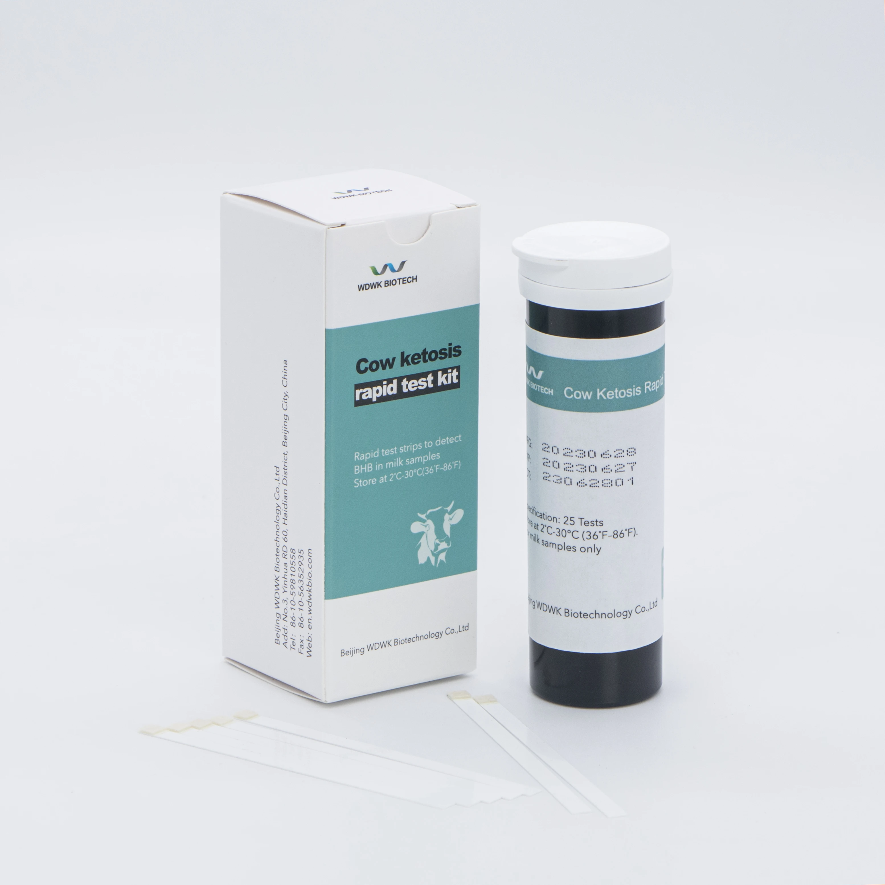 Test Strips for Glucose in Milk Milk Security Tests