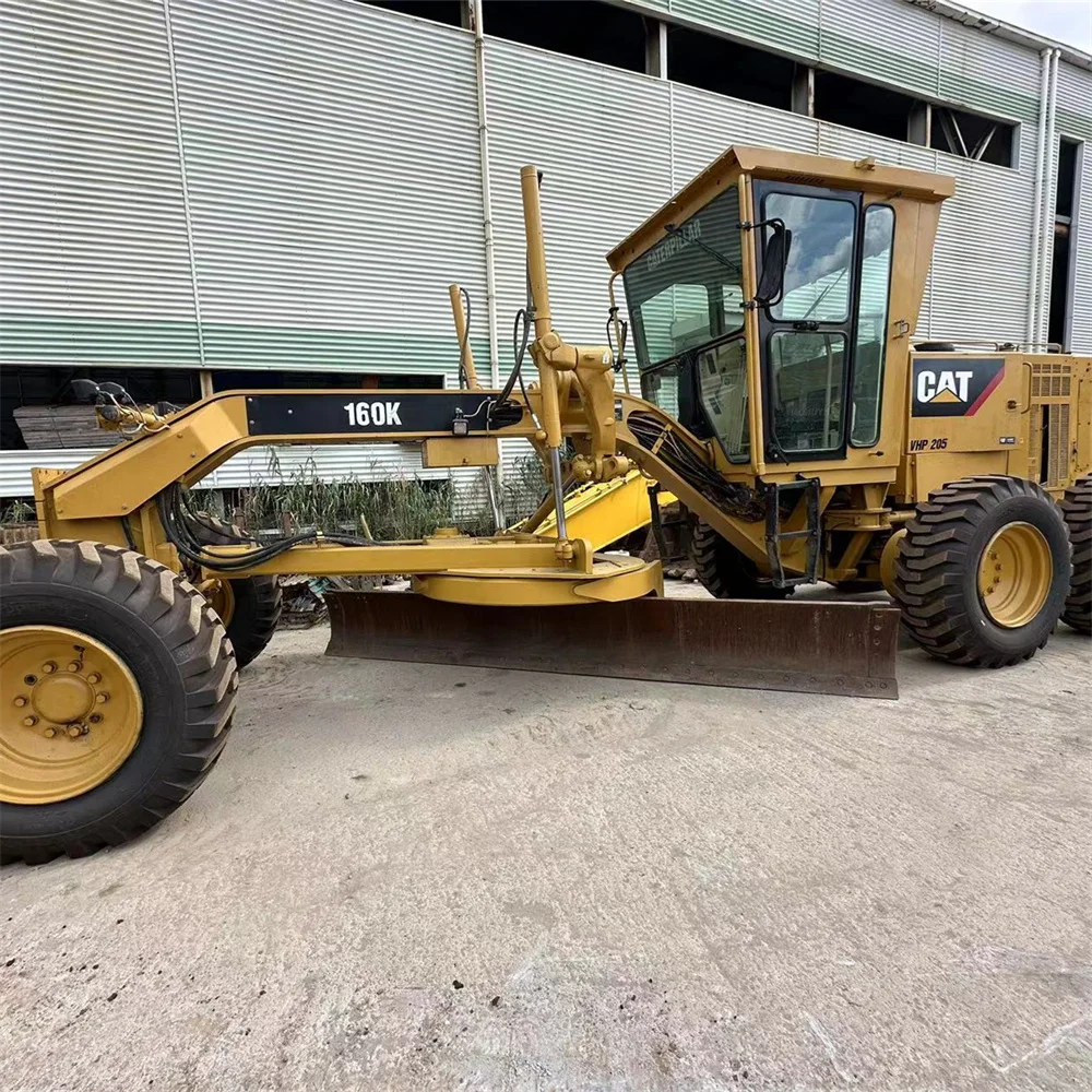 Лидер продаж подержанные автогрейдеры CAT120K CAT140G CAT160K для продажи в Шанхае