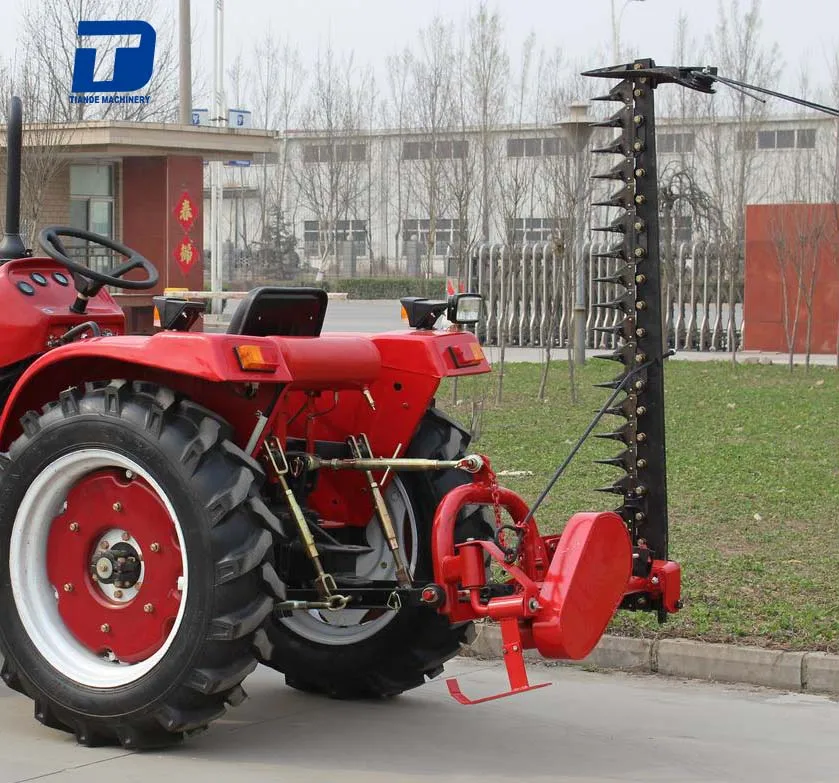 Agricultural small tractor mounted side reciprocating lawn grass sickle bar mower alfalfa cutter machine